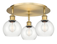Ballston Semi-Flush Mount Satin Nickel
