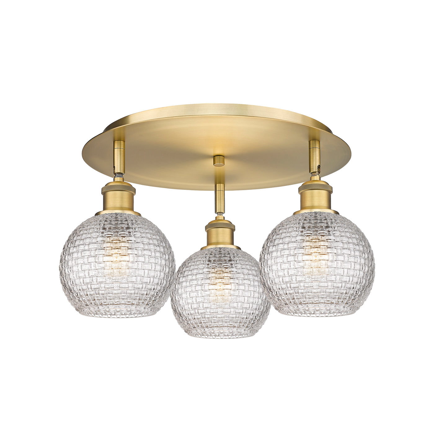 Ballston Semi-Flush Mount Satin Nickel