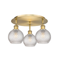 Ballston Semi-Flush Mount Satin Nickel
