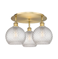 Ballston Semi-Flush Mount Satin Nickel