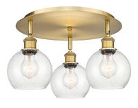 Ballston Semi-Flush Mount Satin Nickel