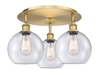 Ballston Semi-Flush Mount Satin Nickel