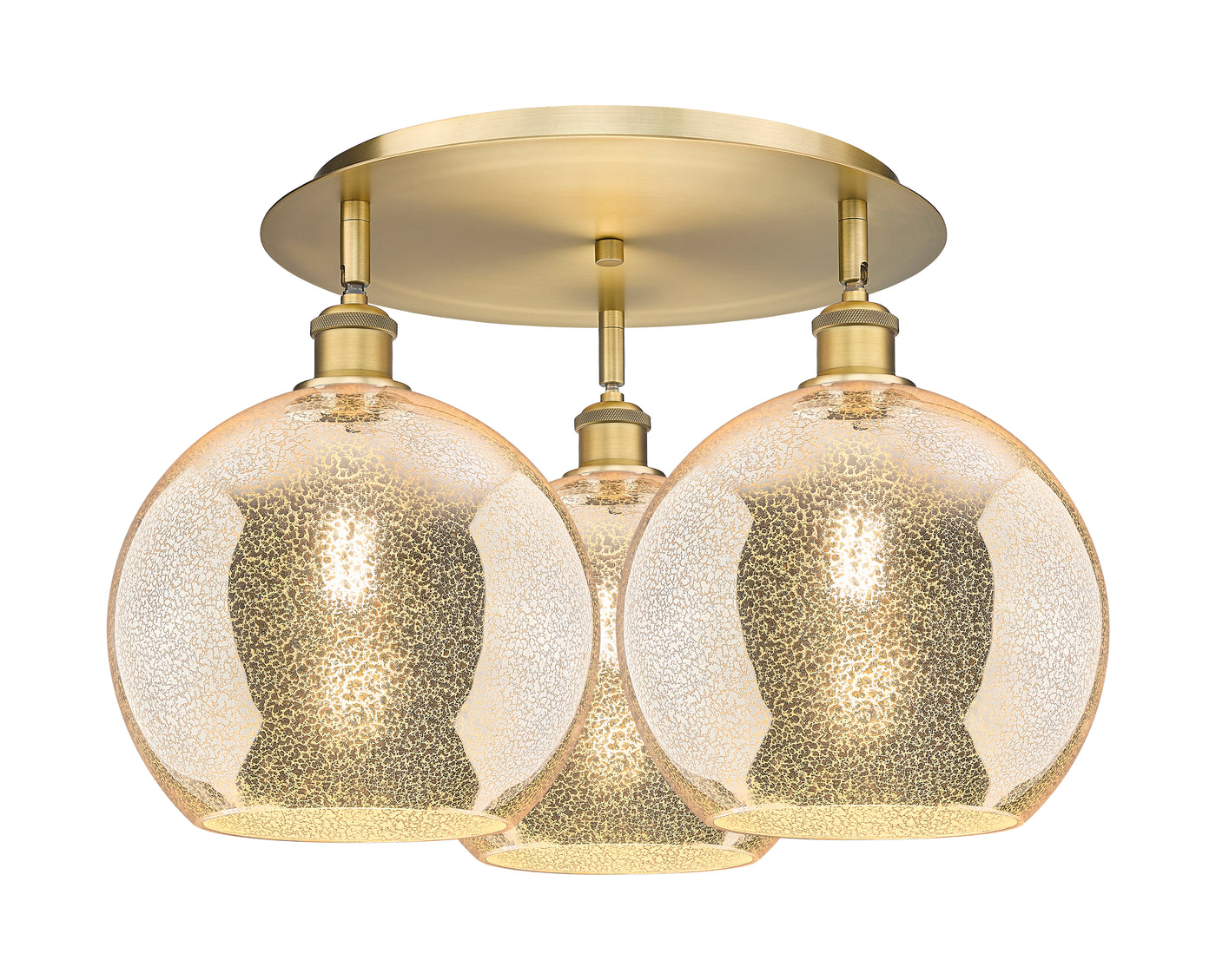 Ballston Semi-Flush Mount Satin Nickel