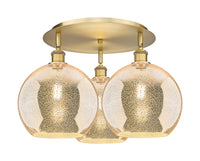 Ballston Semi-Flush Mount Satin Nickel