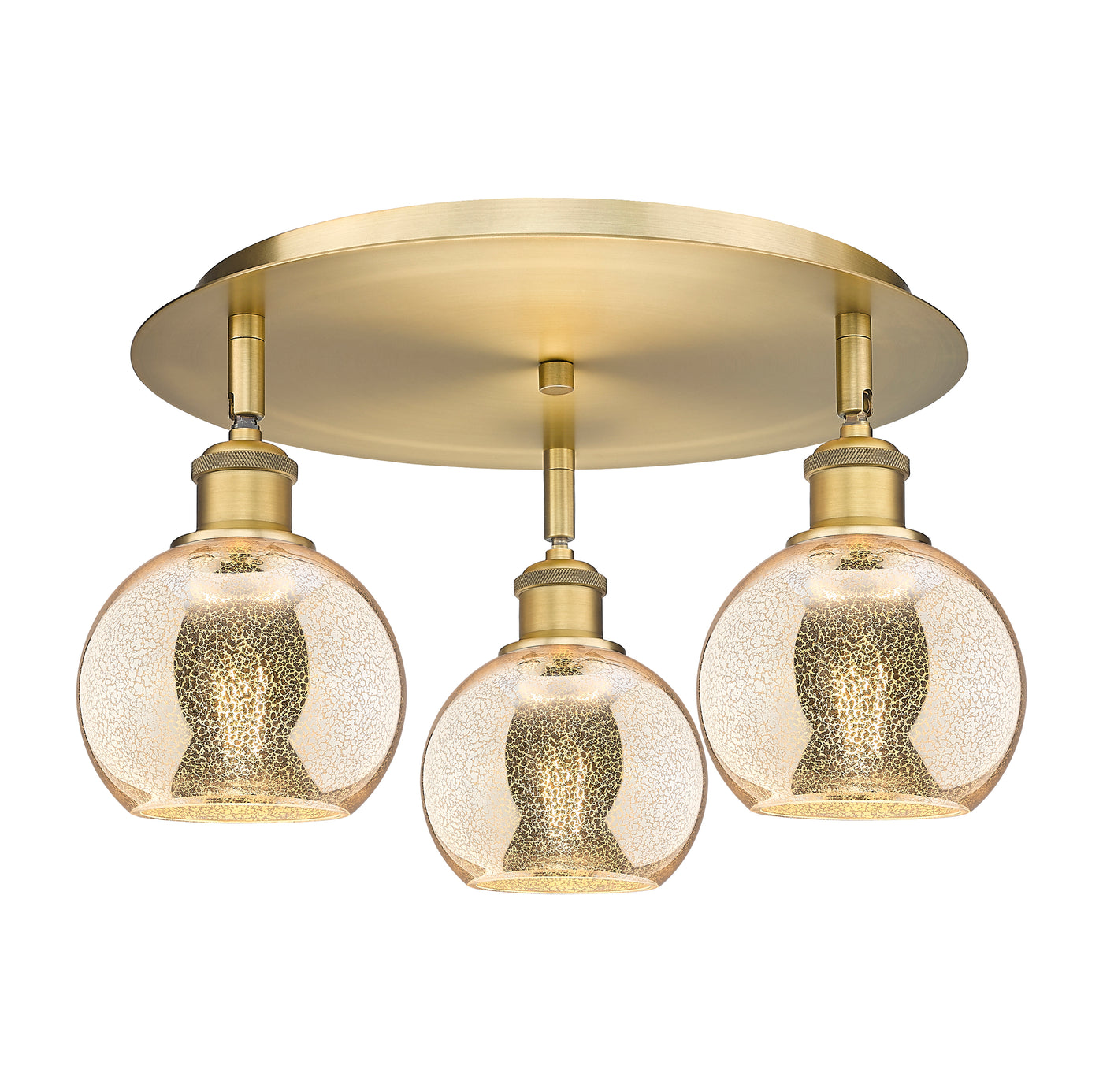 Ballston Semi-Flush Mount Satin Nickel