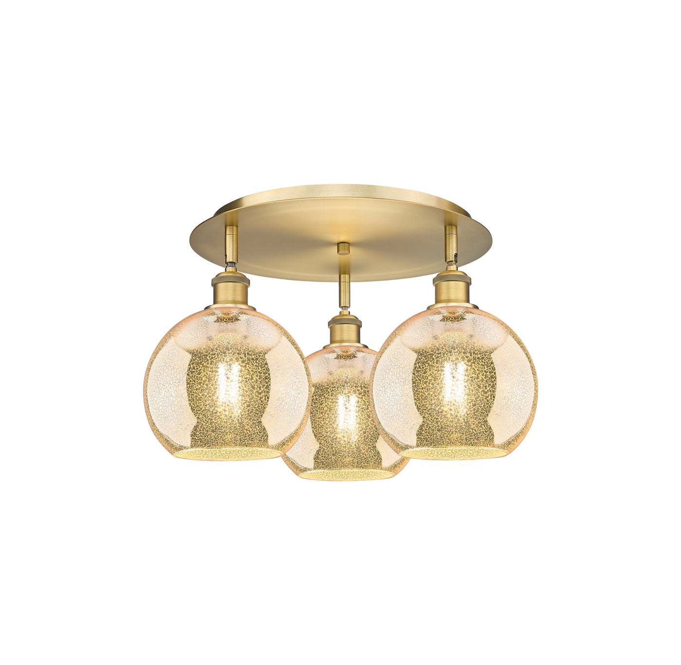 Ballston Semi-Flush Mount Satin Nickel