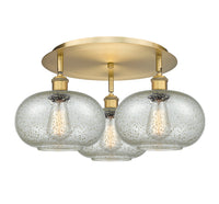 Ballston Semi-Flush Mount Satin Nickel