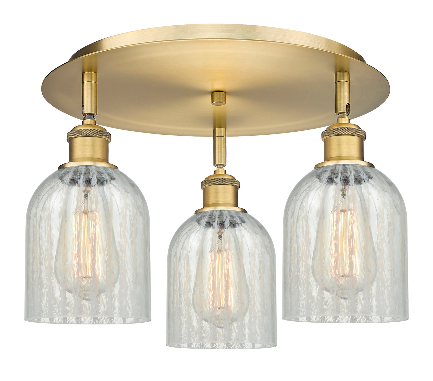 Ballston Semi-Flush Mount Satin Nickel