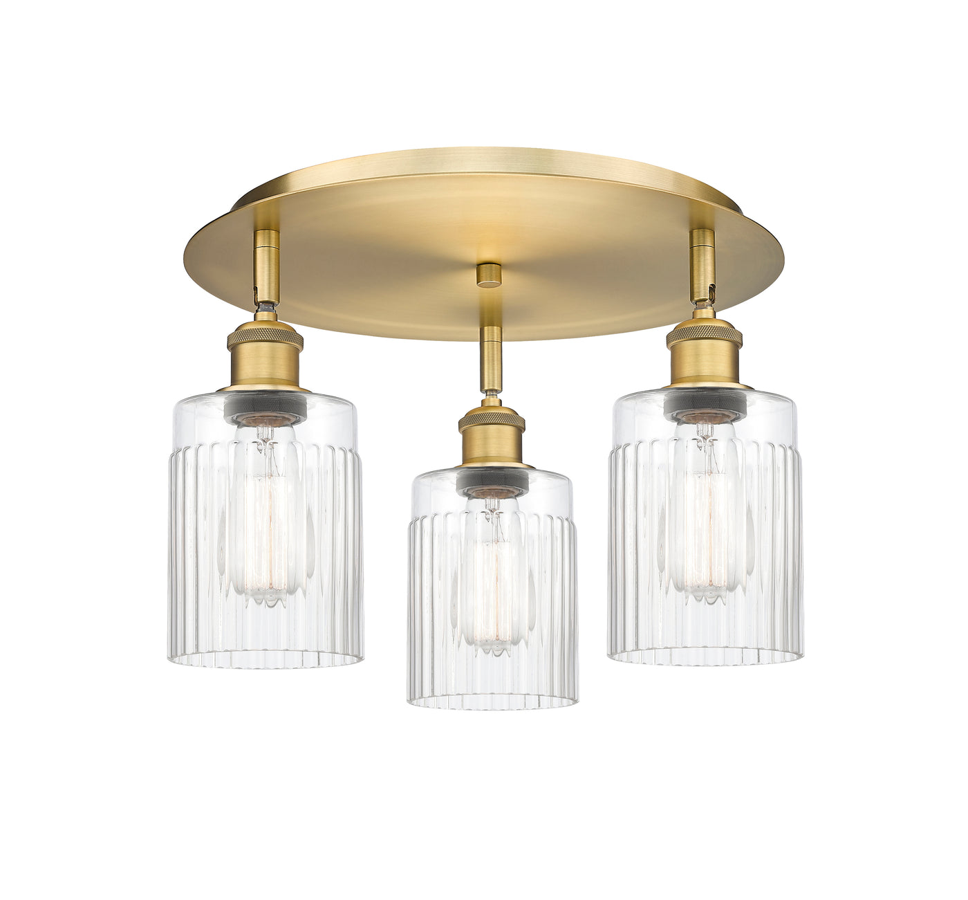 Ballston Semi-Flush Mount Satin Nickel