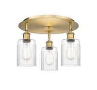 Ballston Semi-Flush Mount Satin Nickel