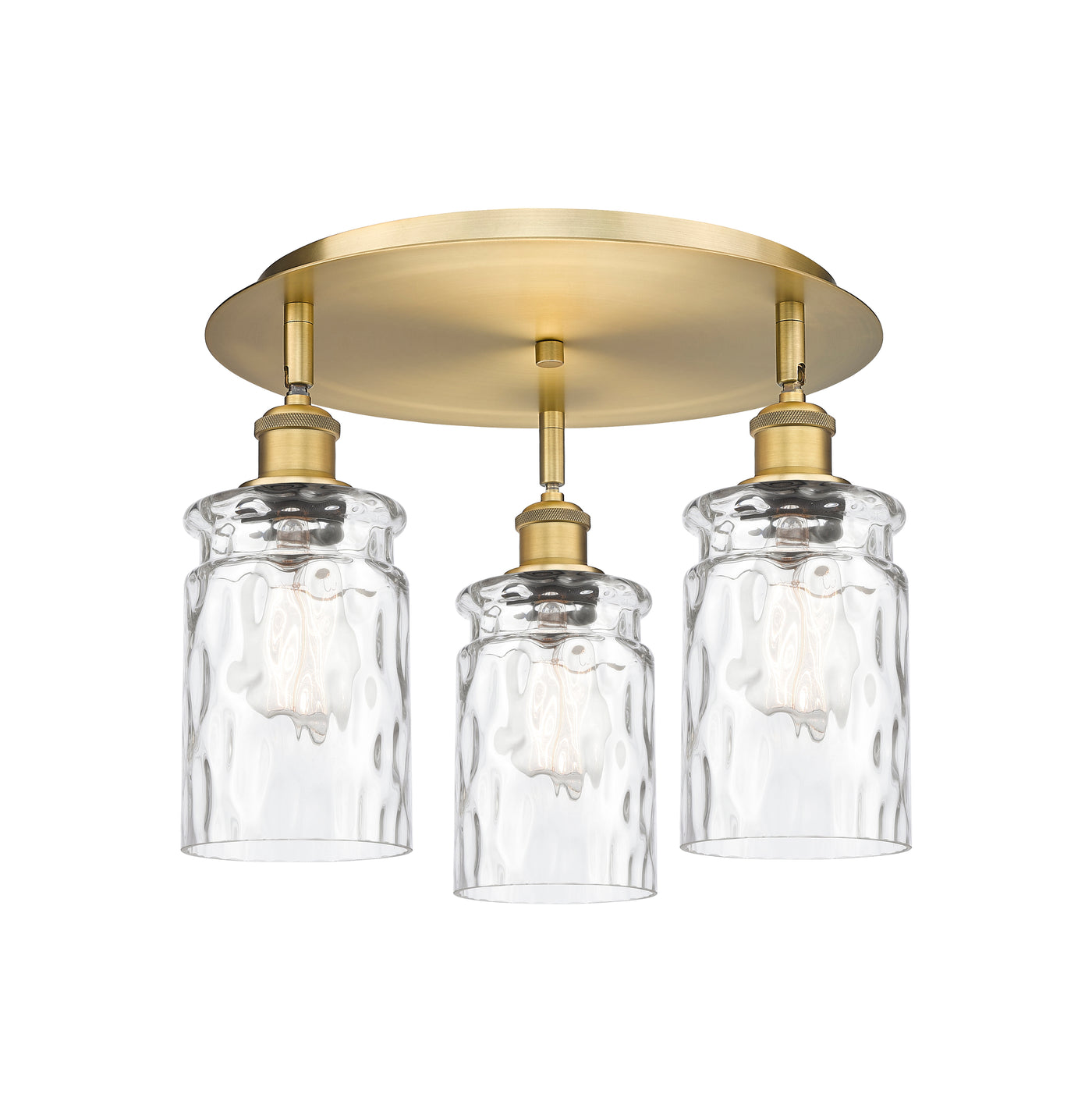 Ballston Semi-Flush Mount Satin Nickel