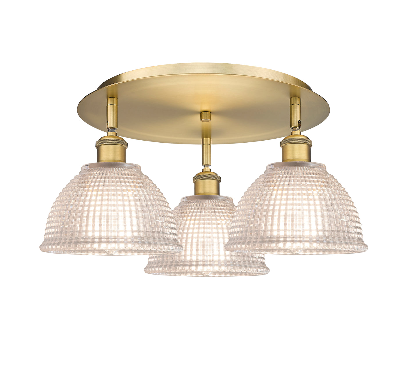 Ballston Semi-Flush Mount Satin Nickel