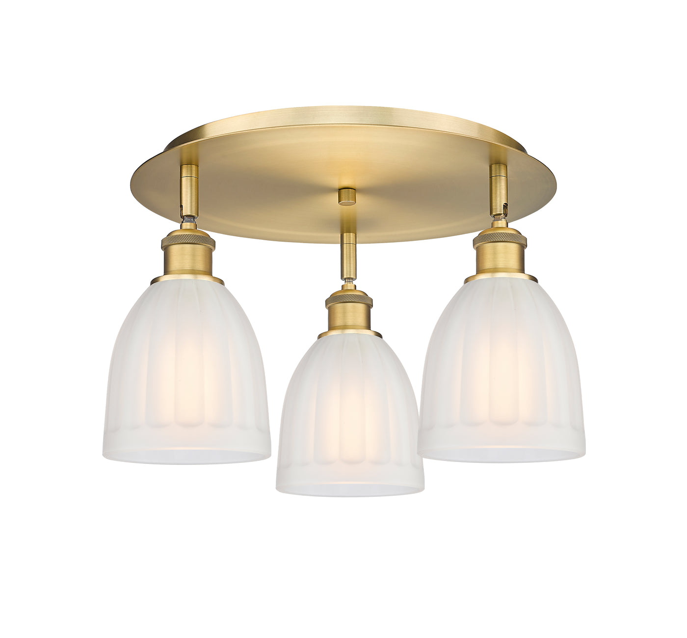 Ballston Semi-Flush Mount Satin Nickel
