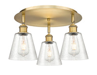 Ballston Semi-Flush Mount Satin Nickel