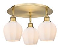 Ballston Semi-Flush Mount Satin Nickel