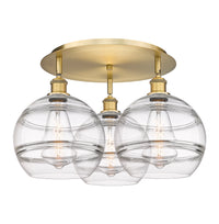 Ballston Semi-Flush Mount Satin Nickel