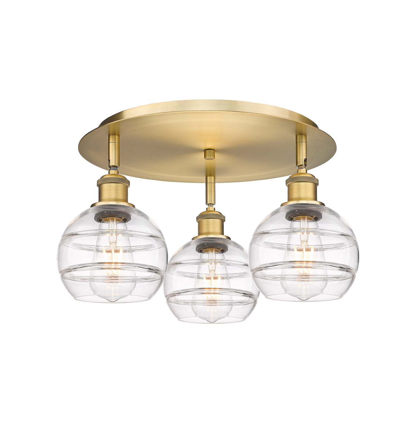 Ballston Semi-Flush Mount Satin Nickel