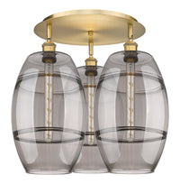 Ballston Semi-Flush Mount Satin Nickel