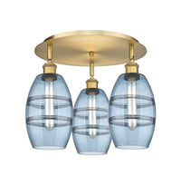 Ballston Semi-Flush Mount Satin Nickel