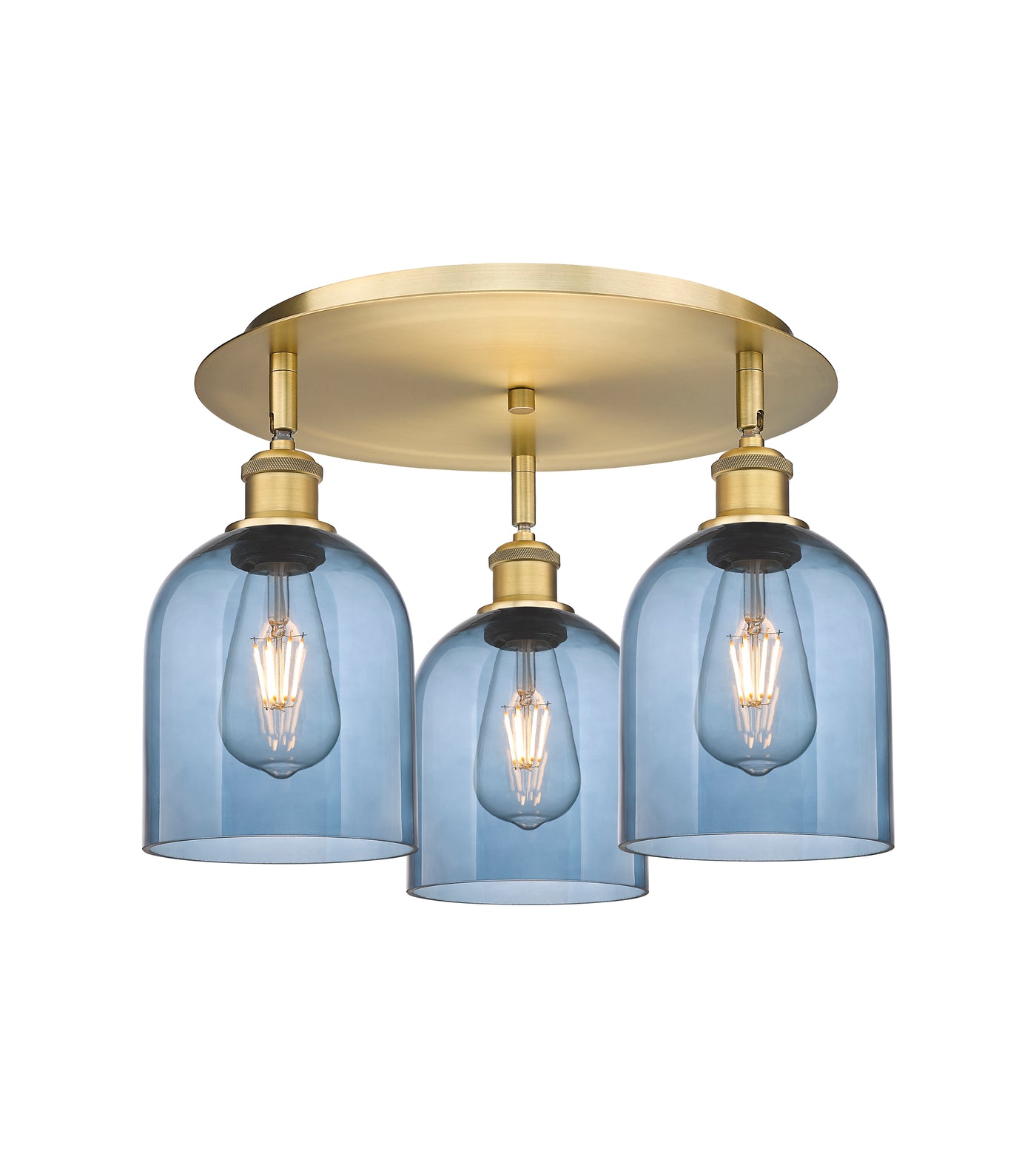 Ballston Semi-Flush Mount Satin Nickel