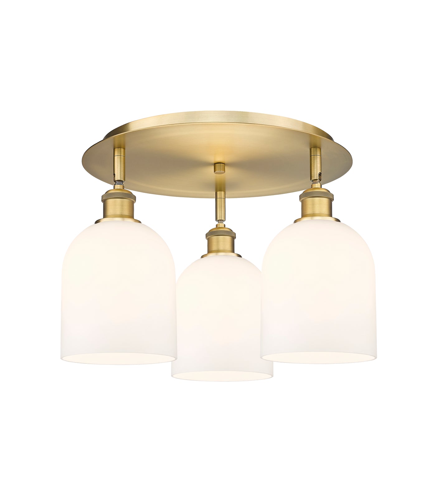 Ballston Semi-Flush Mount Satin Nickel