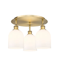 Ballston Semi-Flush Mount Satin Nickel