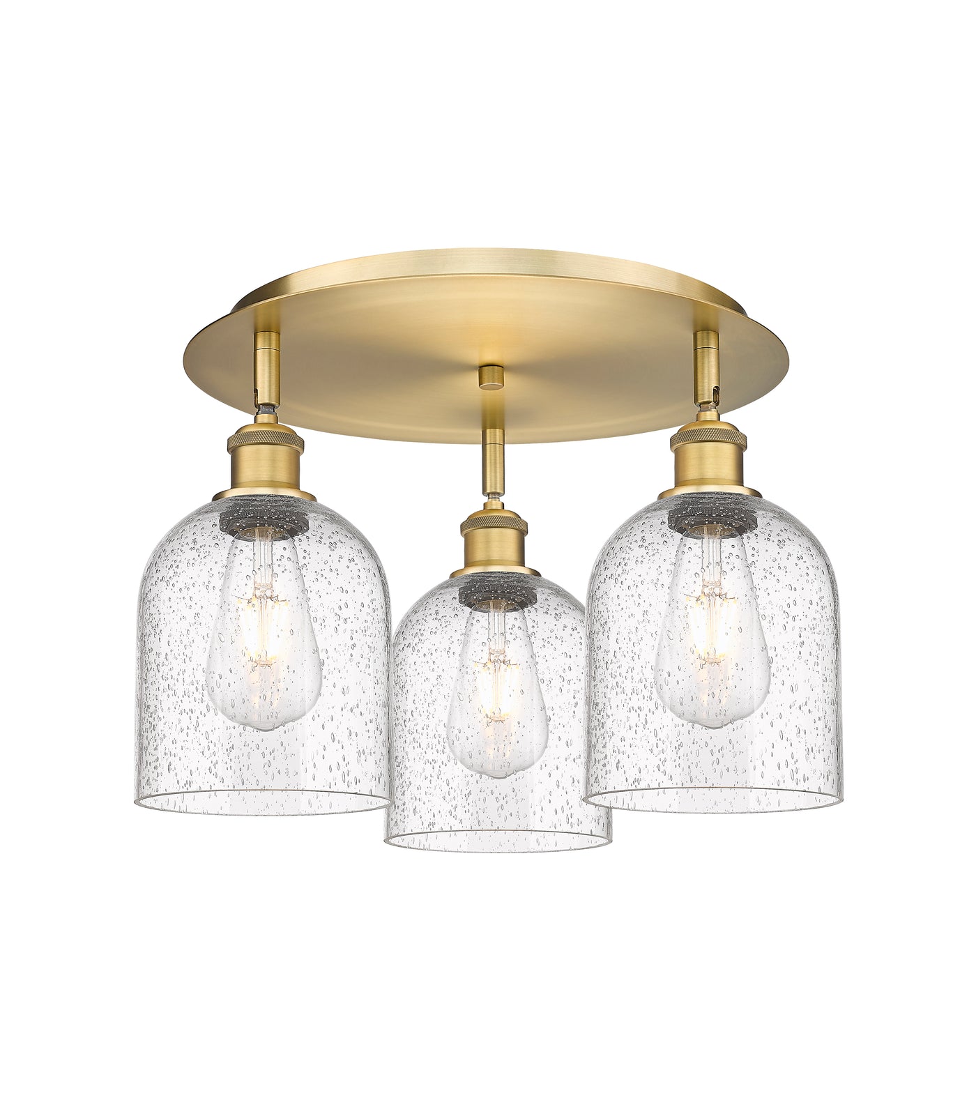 Ballston Semi-Flush Mount Satin Nickel