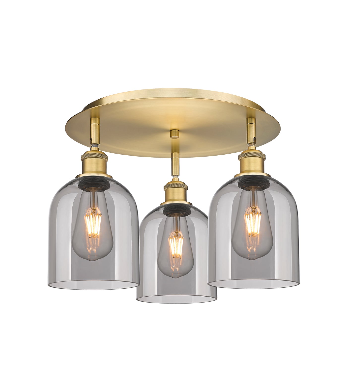 Ballston Semi-Flush Mount Satin Nickel