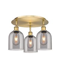Ballston Semi-Flush Mount Satin Nickel