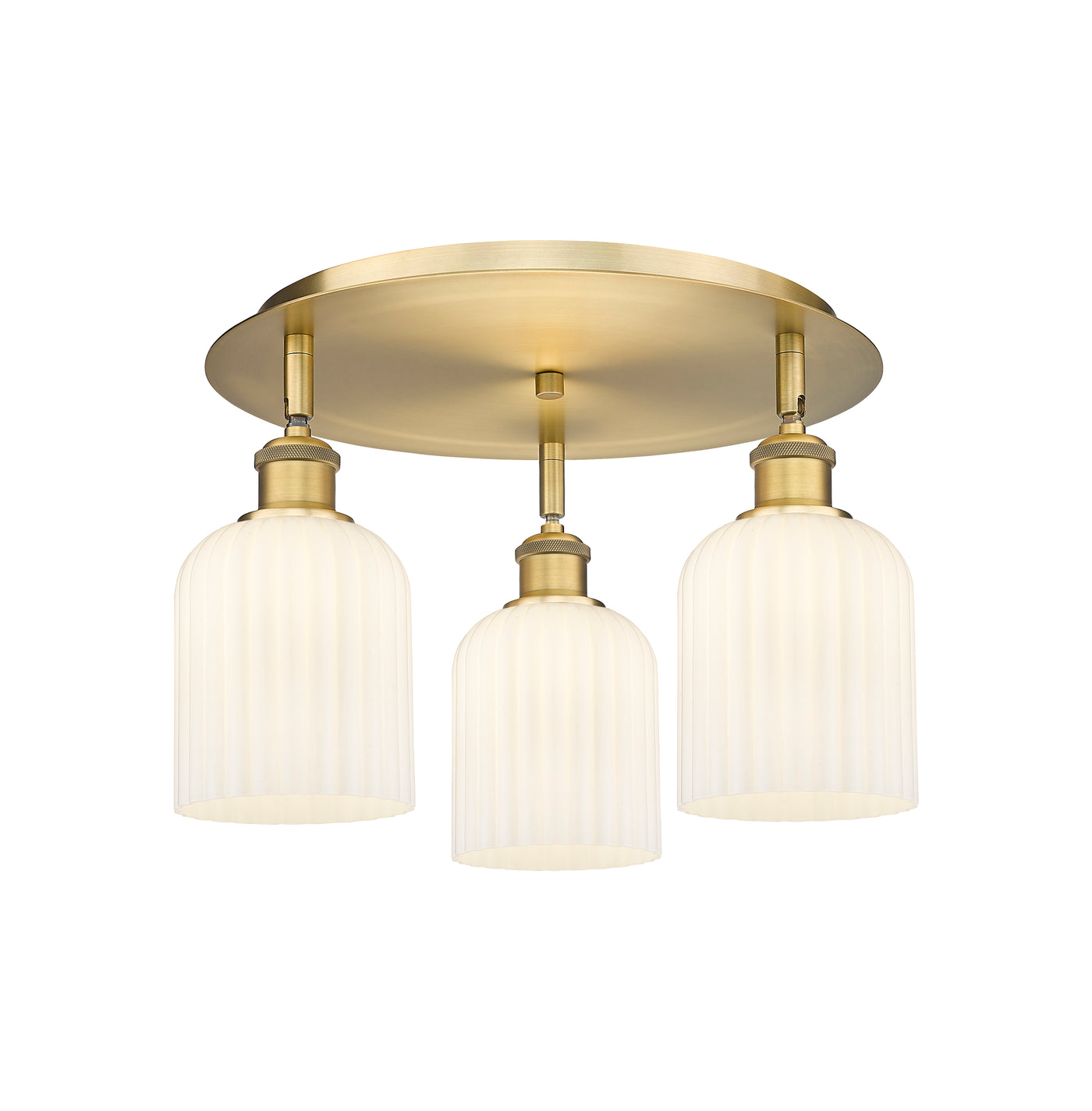 Ballston Semi-Flush Mount Satin Nickel