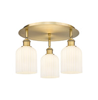 Ballston Semi-Flush Mount Satin Nickel