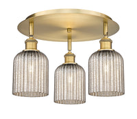 Ballston Semi-Flush Mount Satin Nickel