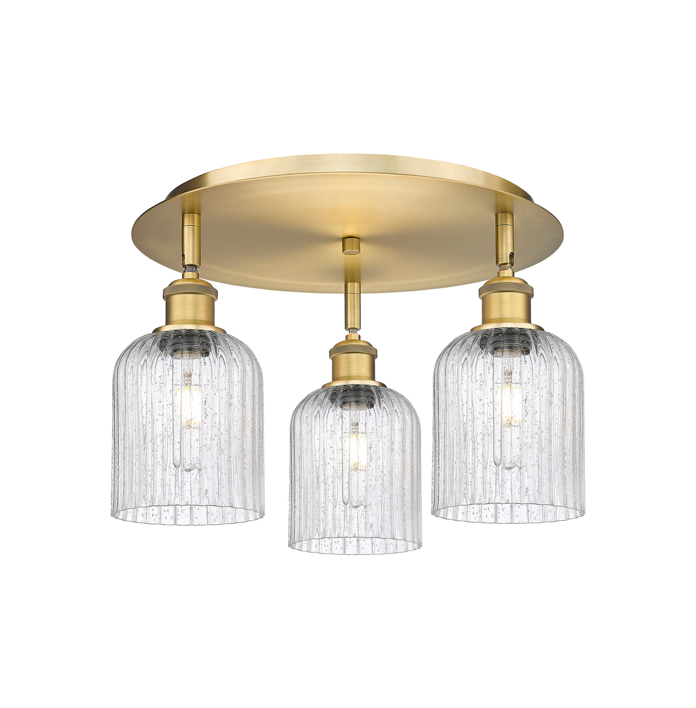 Ballston Semi-Flush Mount Satin Nickel