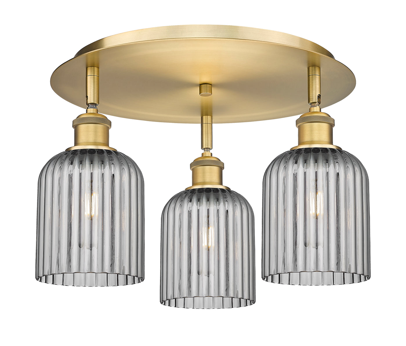 Ballston Semi-Flush Mount Satin Nickel