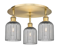 Ballston Semi-Flush Mount Satin Nickel