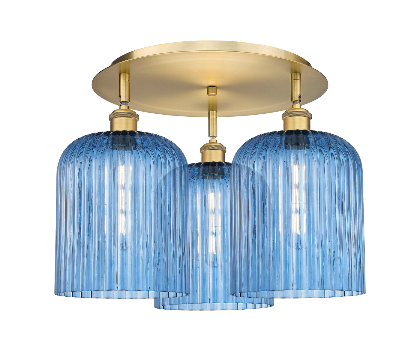 Ballston Semi-Flush Mount Satin Nickel
