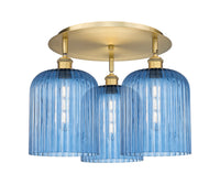 Ballston Semi-Flush Mount Satin Nickel