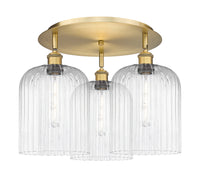 Ballston Semi-Flush Mount Satin Nickel