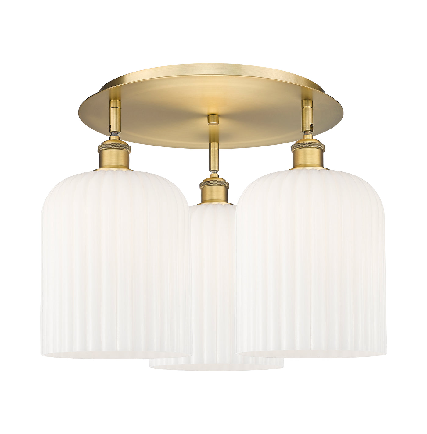 Ballston Semi-Flush Mount Satin Nickel