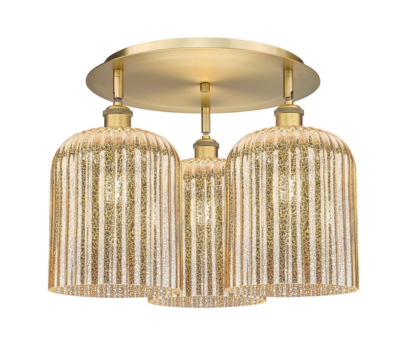 Ballston Semi-Flush Mount Satin Nickel