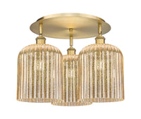 Ballston Semi-Flush Mount Satin Nickel