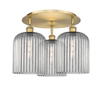 Ballston Semi-Flush Mount Satin Nickel