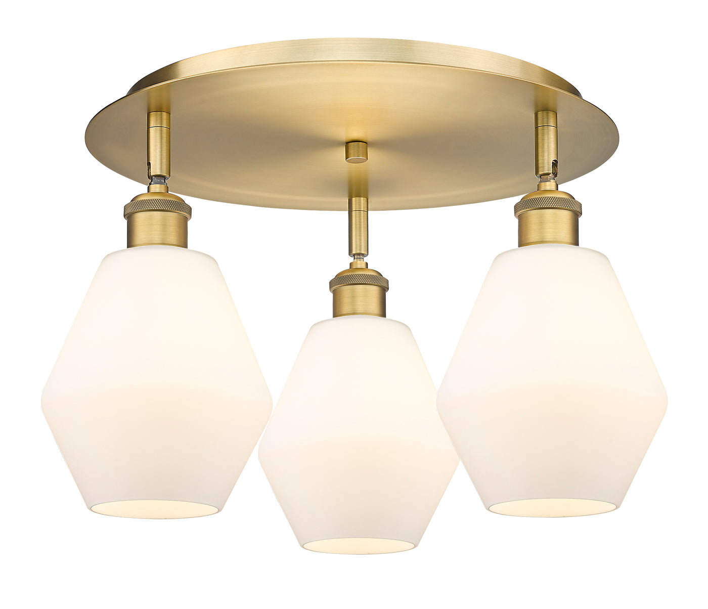 Ballston Semi-Flush Mount Satin Nickel