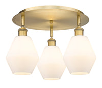 Ballston Semi-Flush Mount Satin Nickel