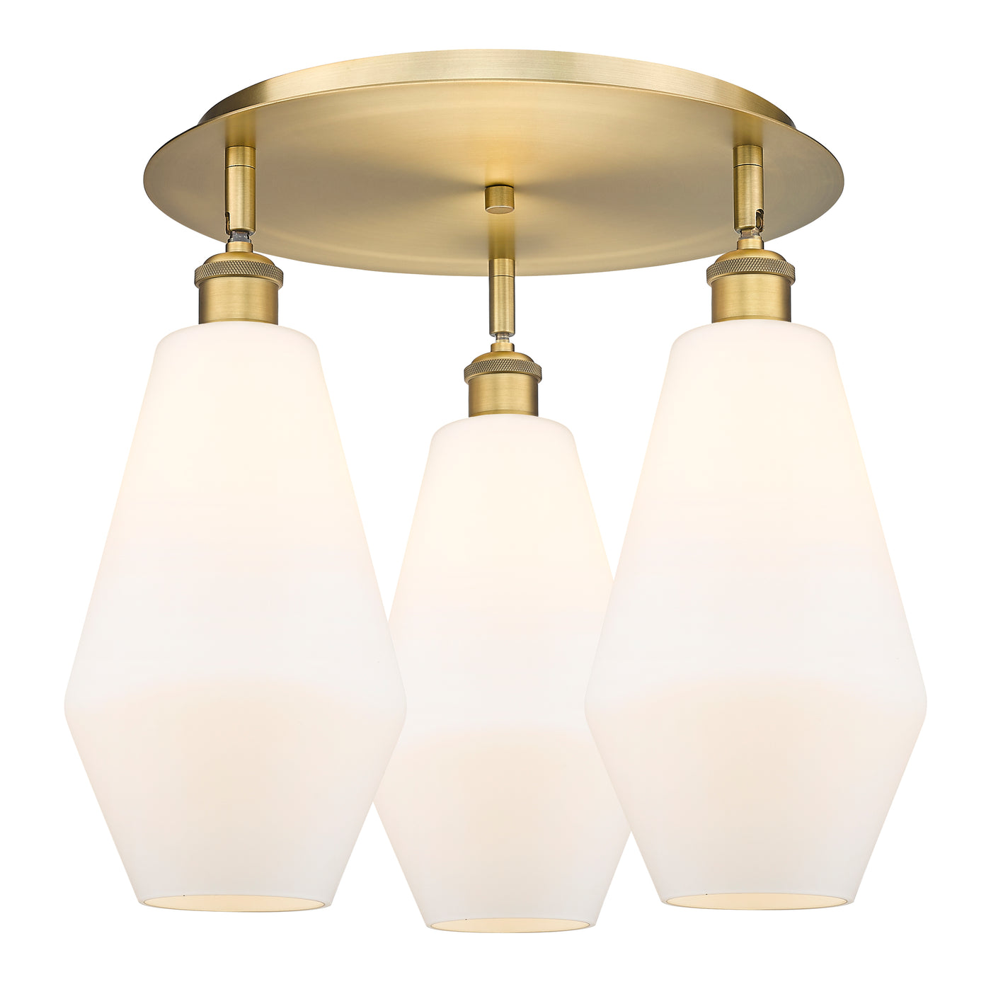 Ballston Semi-Flush Mount Satin Nickel