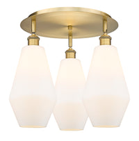 Ballston Semi-Flush Mount Satin Nickel