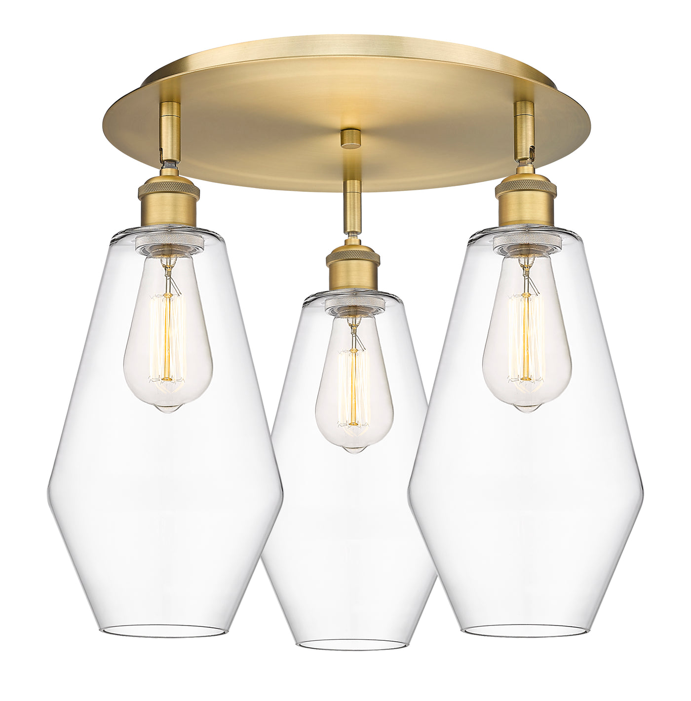 Ballston Semi-Flush Mount Satin Nickel