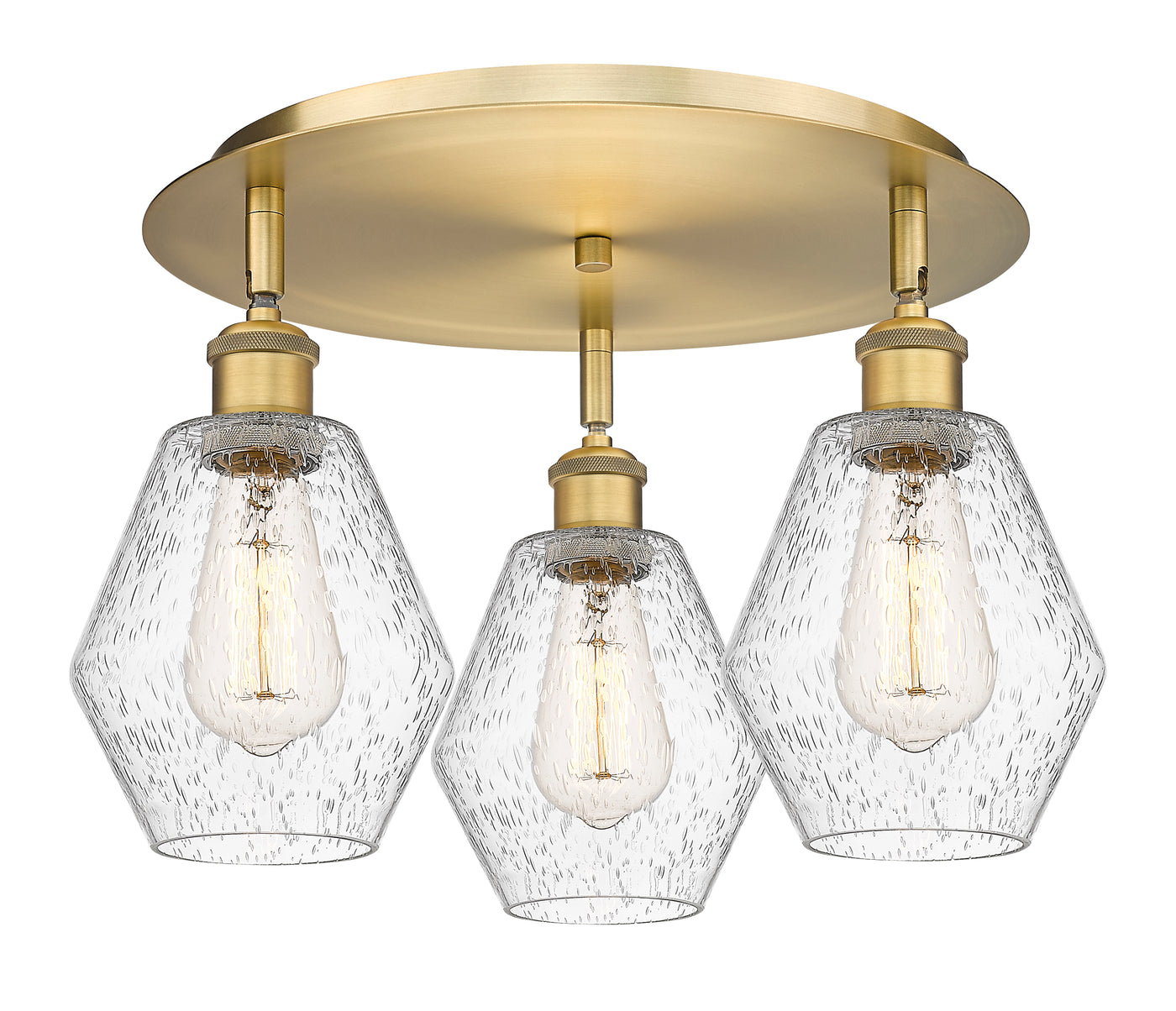 Ballston Semi-Flush Mount Satin Nickel