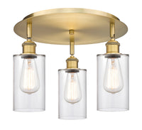 Ballston Semi-Flush Satin Nickel Brass