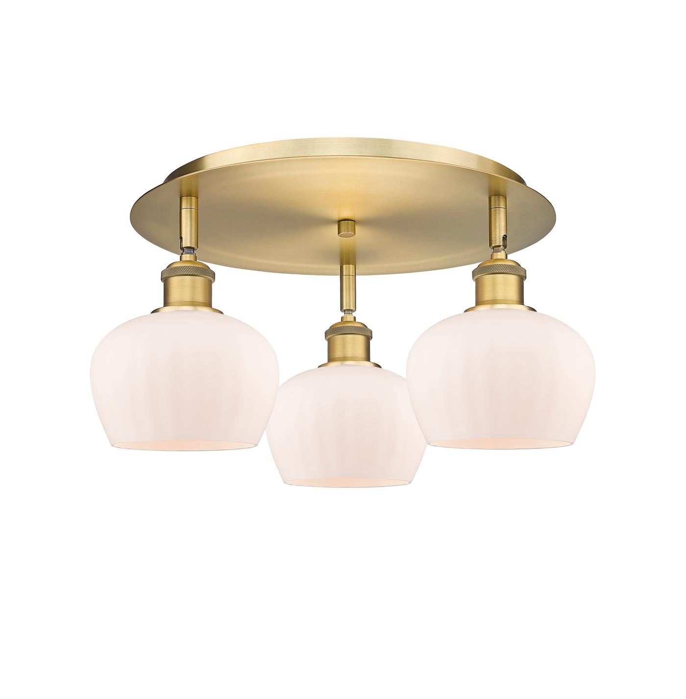 Ballston Semi-Flush Mount Satin Nickel